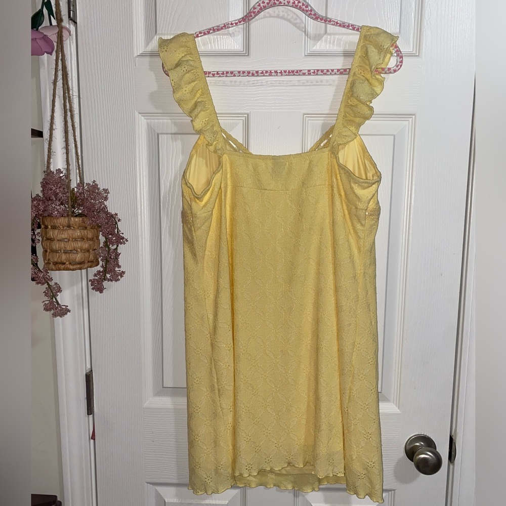 Yellow Lace Dress Wild Fable - Picture 4 of 4